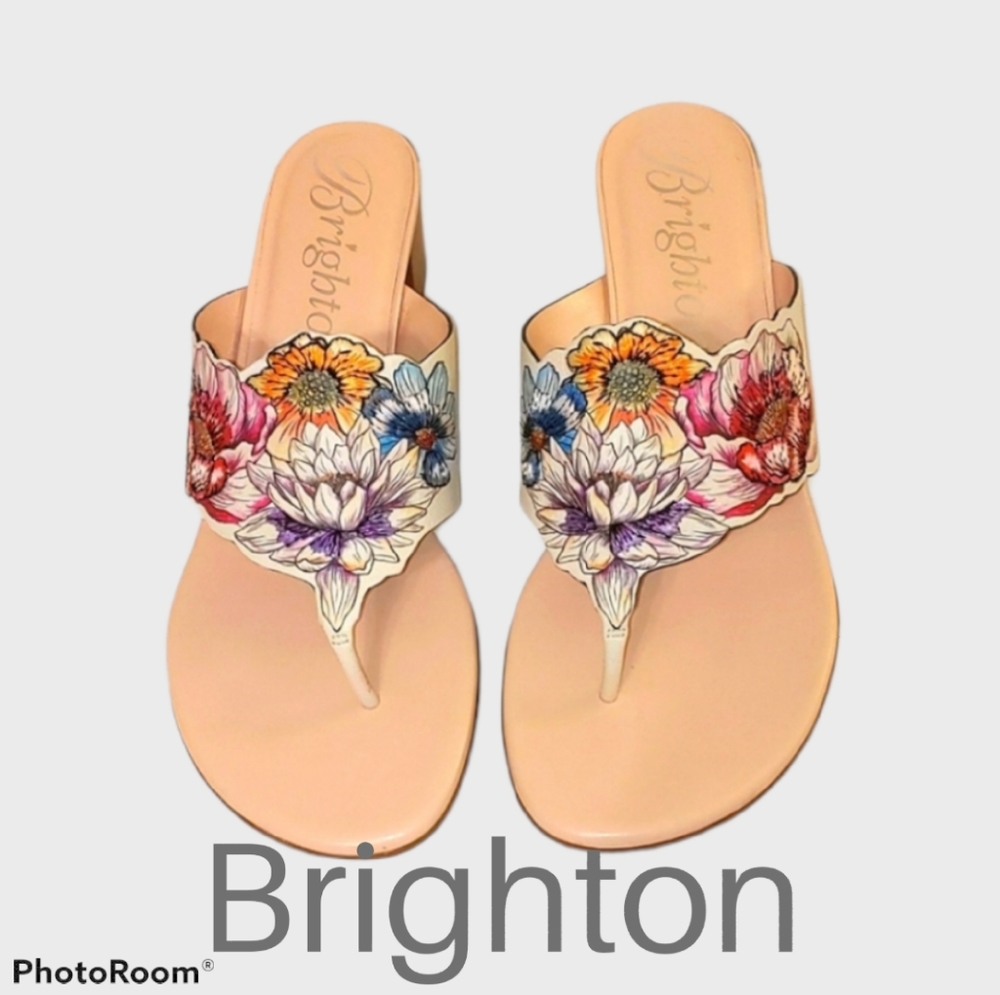 Brighton Leather Kit Thong Sandals